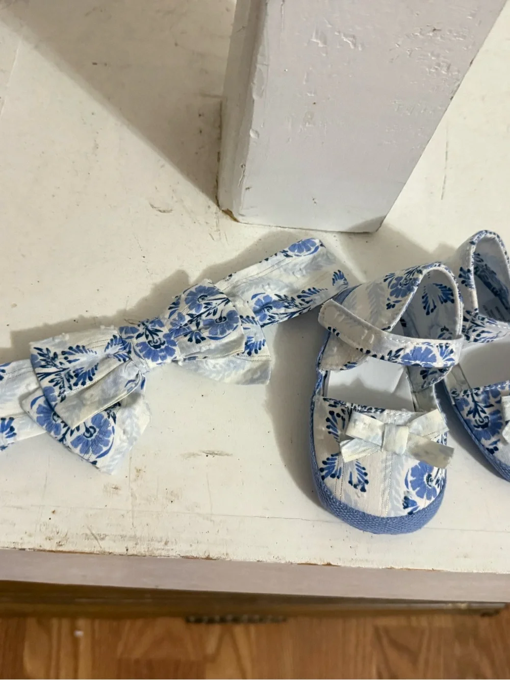 Happily Grey Bloomer Set, Headband, and Shoes